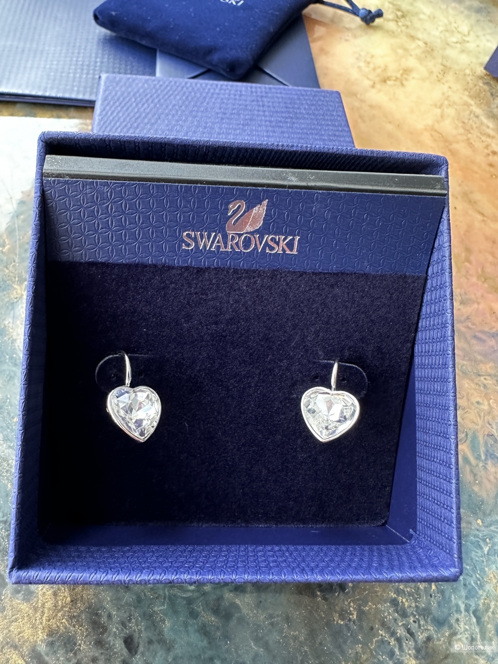Серьги Swarovski Bella Heart.