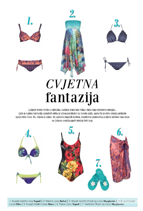 Слитный купальник бандо LISCA IBIZA Размер 44-46 (EU 38B/ F 40/UK 34)