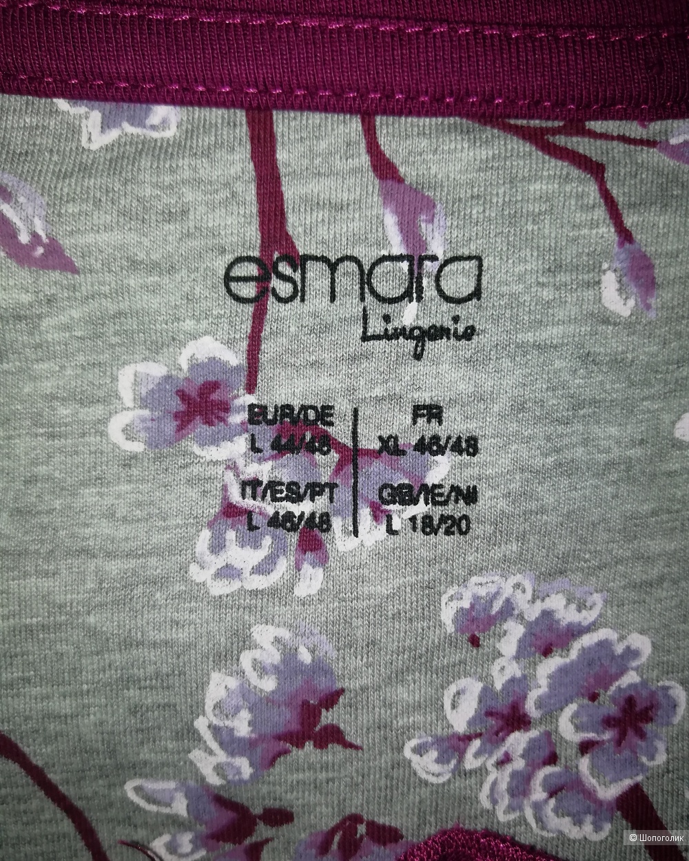 Лонгслив ESMARA, 100% cotton, размер eu 44-46, на ru 50-52