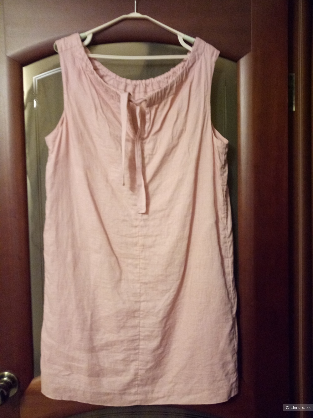 Льняное платье Monoprix femme, размер 52-54