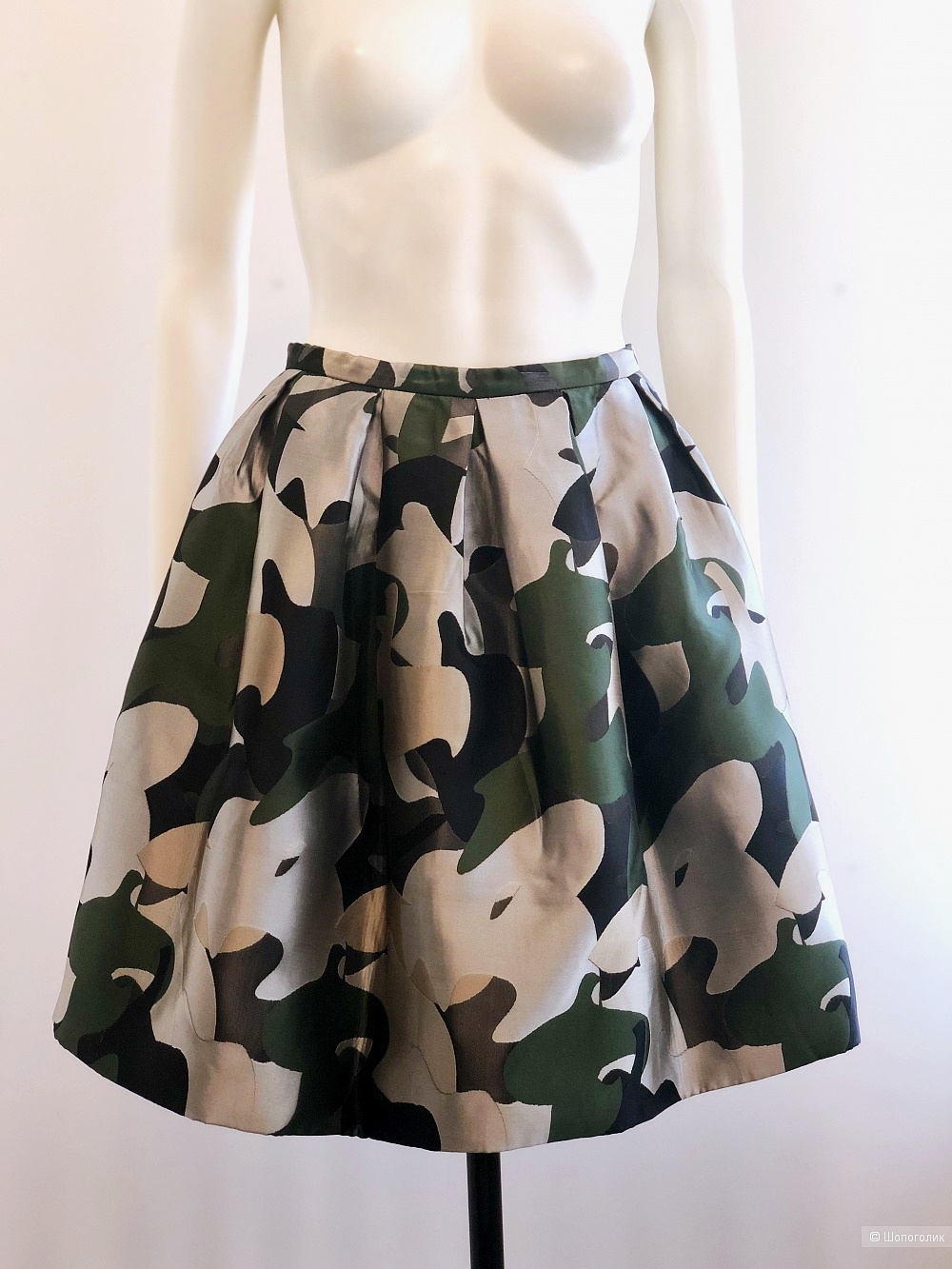 Шелковая атласная юбка StyleTrack, размер S/М