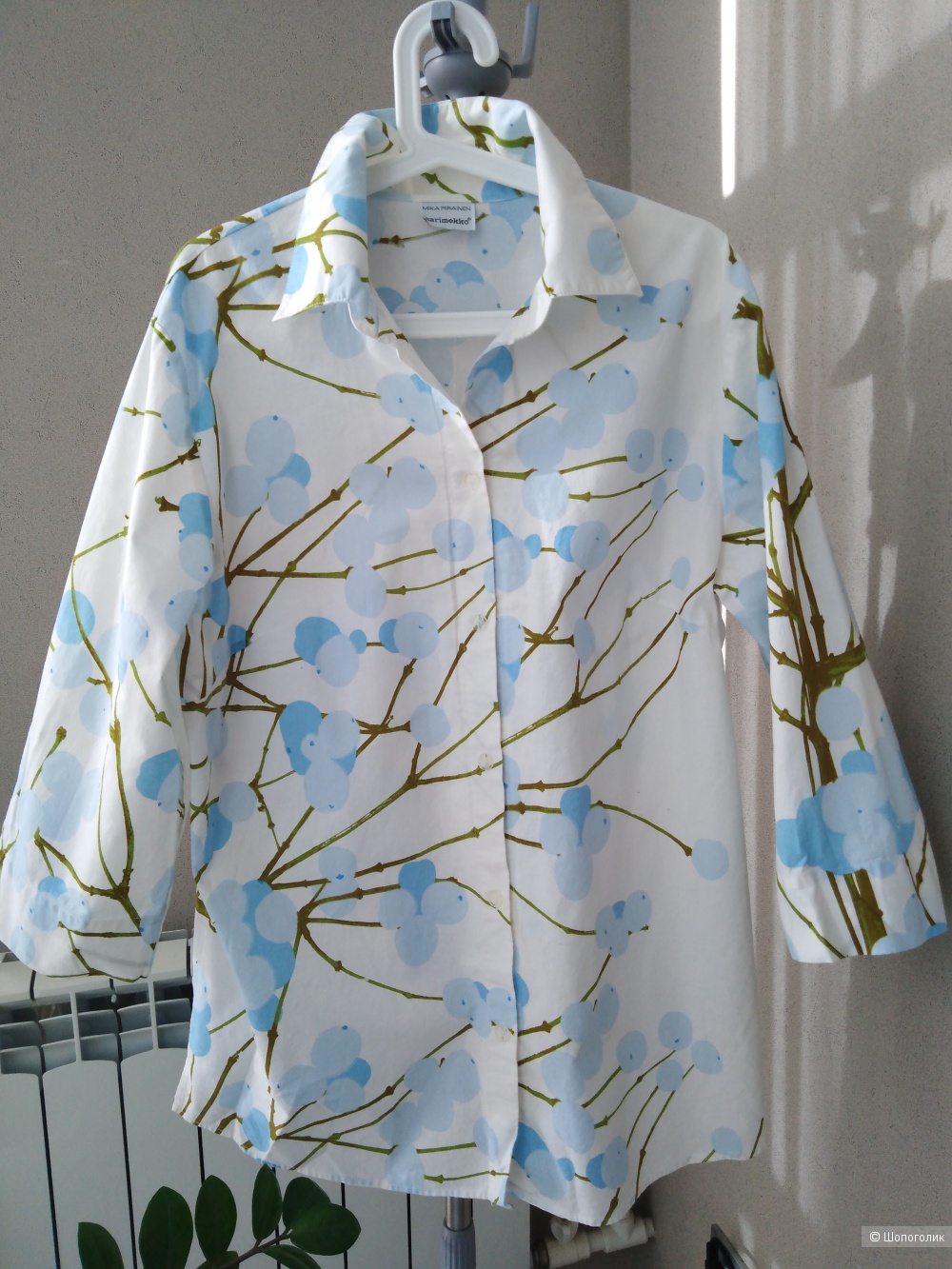 Рубашка бренд Marimekko, размер 48
