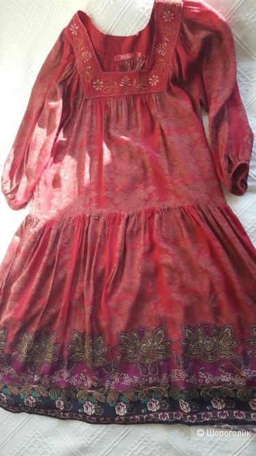 Платье бохо-этно  Indiska. размер 48-50