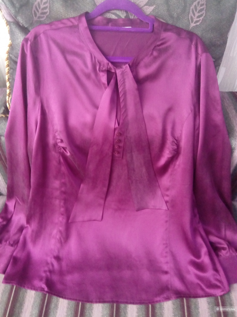 Шелковая блуза no name размер 52