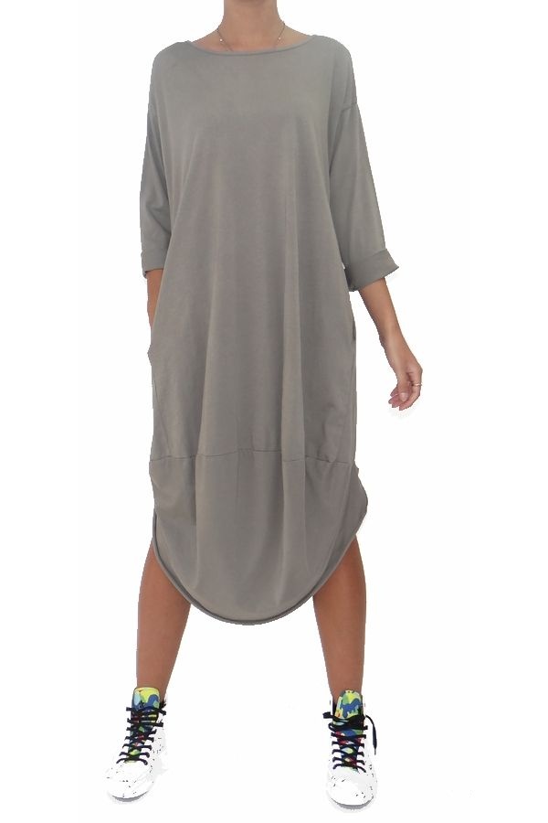 Платье, лен, Wendy Trendy, р. 52
