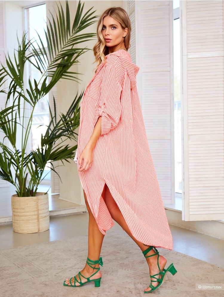 Платье рубашка New collection italy, 44-54