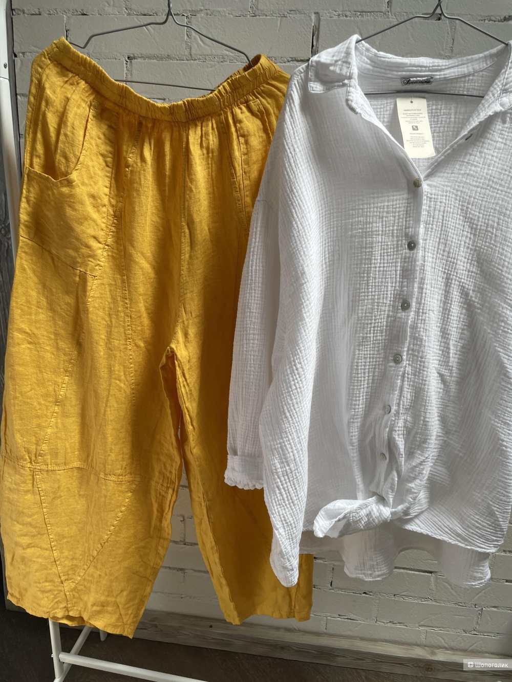 Рубашка туника муслин New Collection Italy, oversize