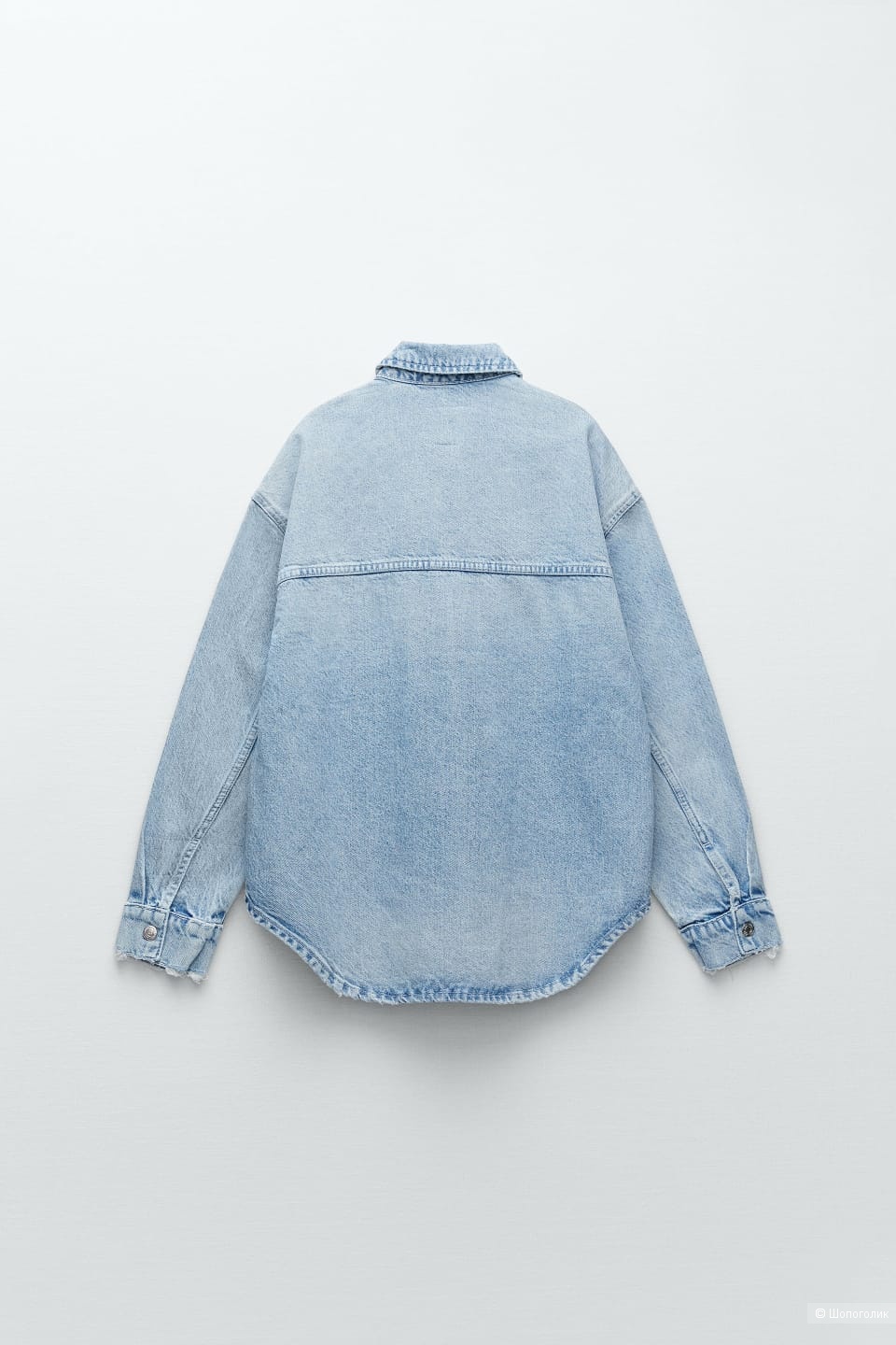 Джинсовая куртка-рубашка Zara/L