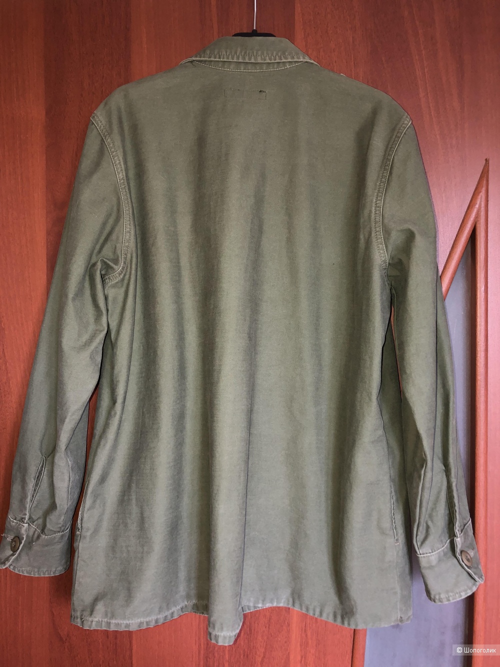 Жакет/рубашка в стиле милитари Equipment x Kate Moss, размер L