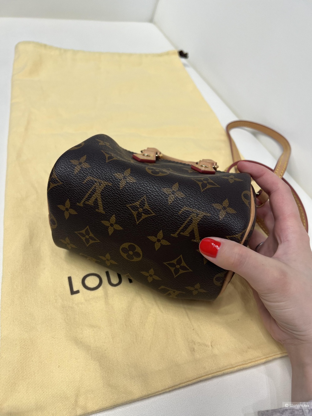 Сумка louis vuitton speedy nano