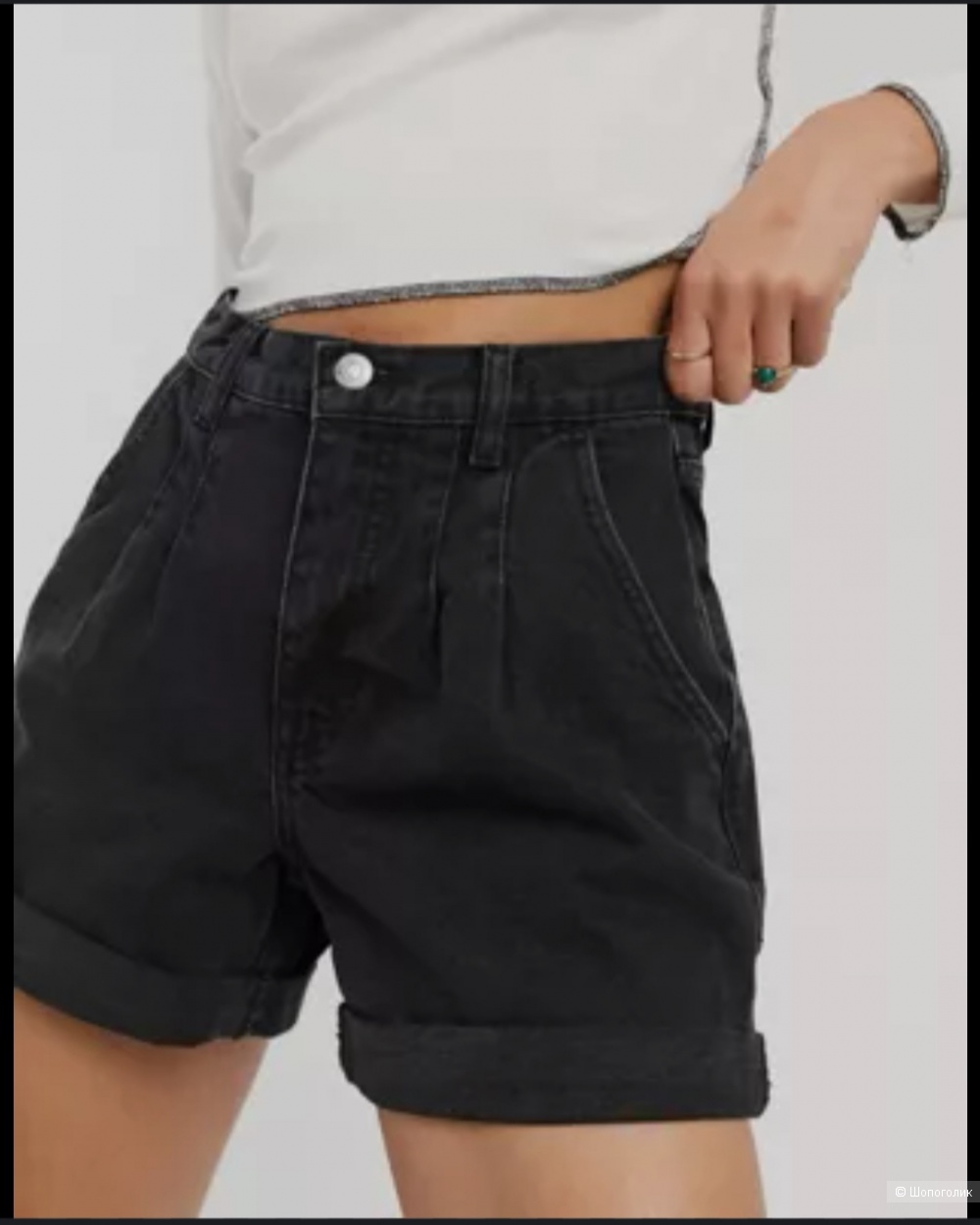 Джинсовые шорты от Zara, размер 40 (на 46 рус)