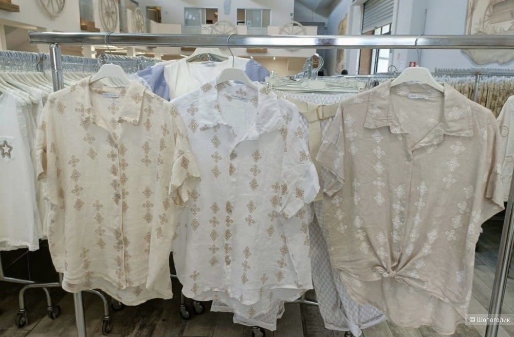 Блуза рубашка Linen vintage, 42-48