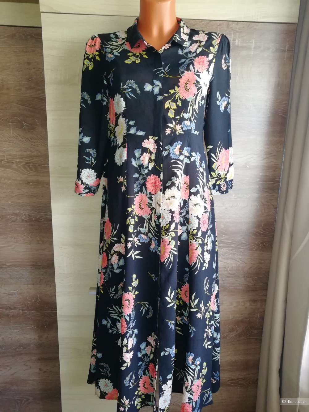 Платье ZARA premium denim collection, размер L (46-48)