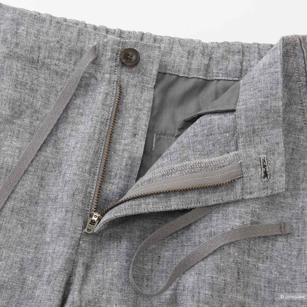 Брюки, лен Uniqlo, р. 52