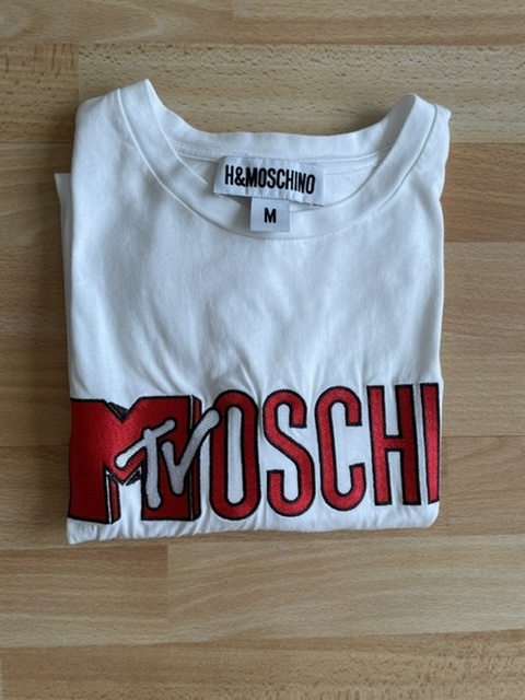 Футболка женская коллаборация H&M Moscino, размер М