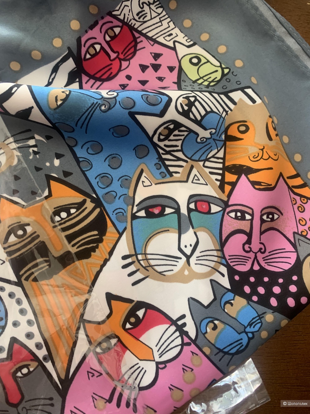 Платок Котики