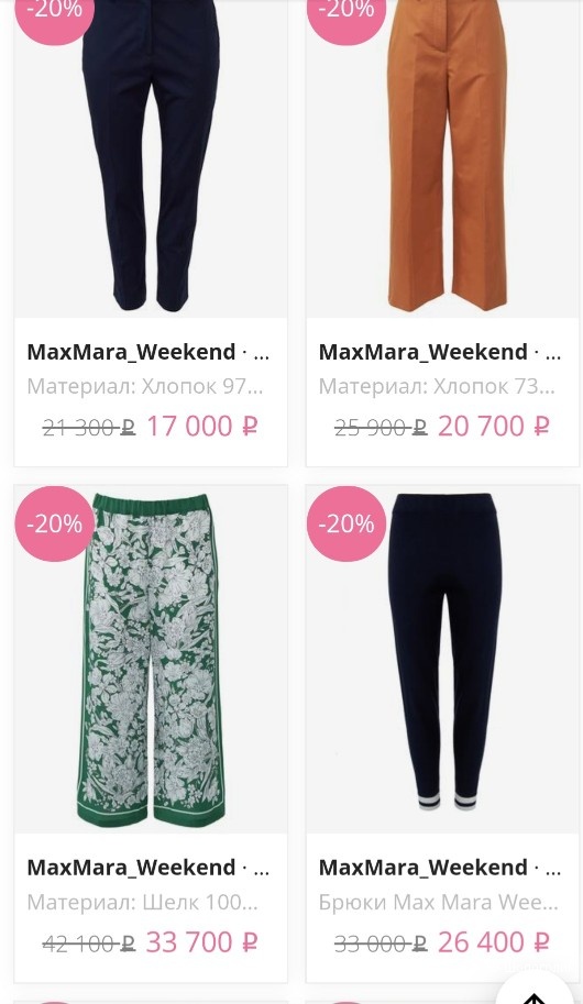 Брюки Max Mara Weekend, 46