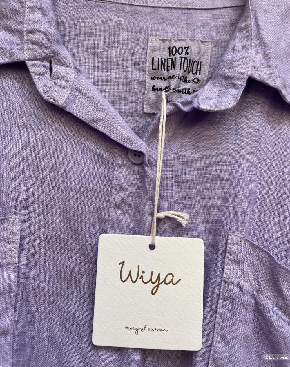Рубашка лен 100% Linen Touch Wiya, oversize