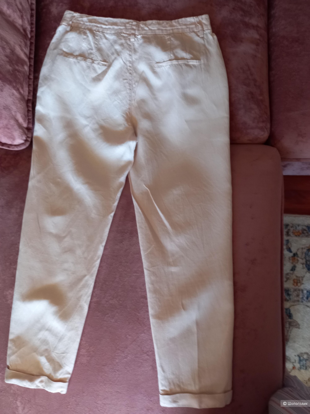Брюки льняные Massimo dutti, размер 32, российский 46.