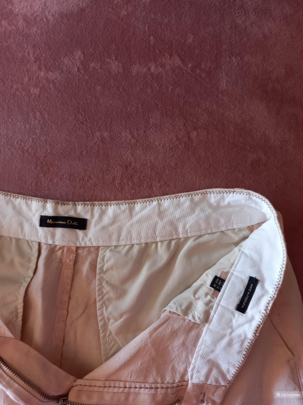 Брюки льняные Massimo dutti, размер 32, российский 46.