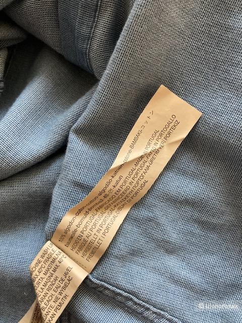 Рубашка синяя бренда Massimo dutti на 44, 46 размер.