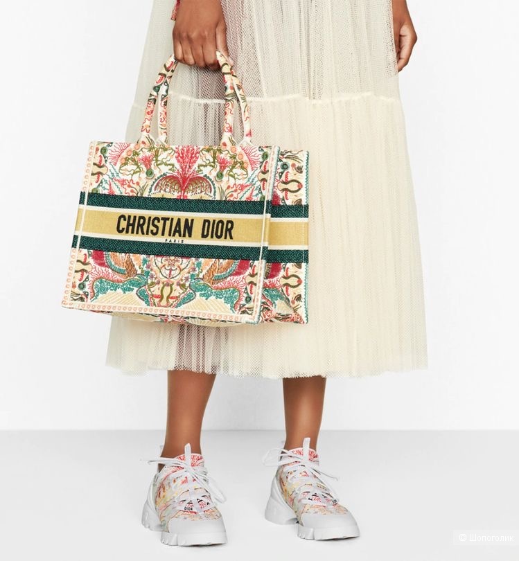 Сумка шоппер в стиле Dior tote print , one size