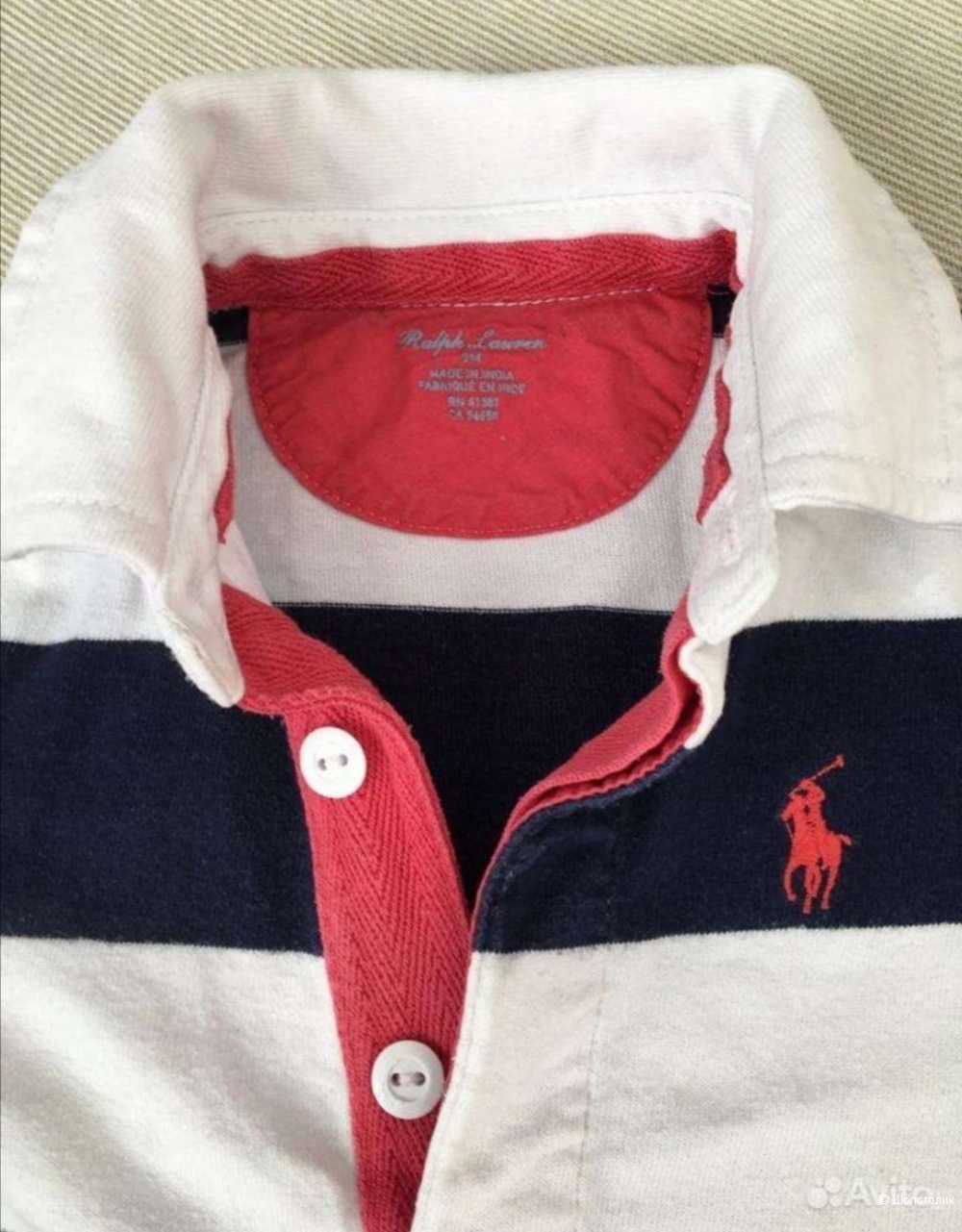 Боди  Polo Ralph Lauren 74см