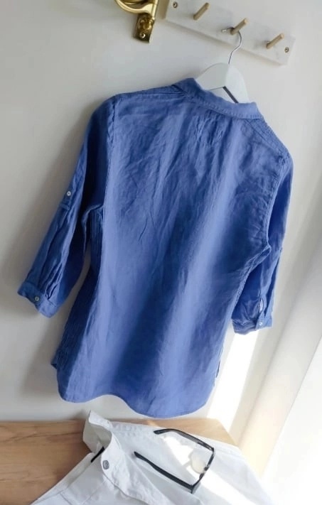 Льняная рубашка Massimo Dutti размер 44