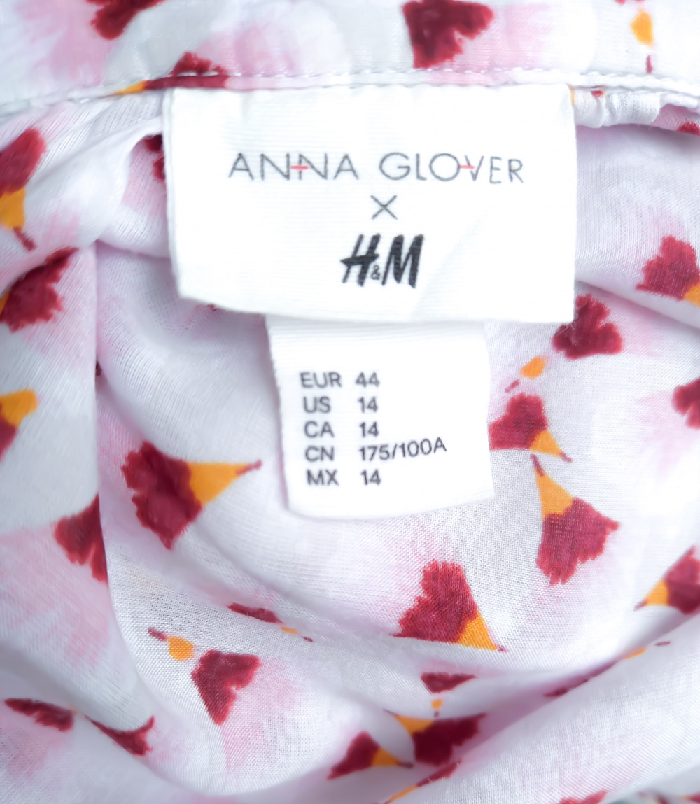 Блуза рубашка ​ H&M Glover L XL оверсайз