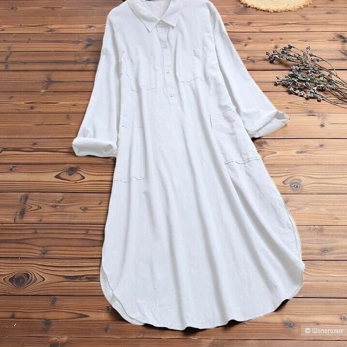 Платье - рубашка no name размер M-L
