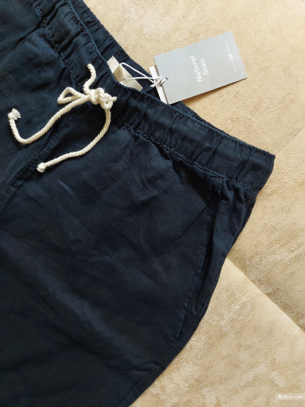 Новые льняные брюки hm premium XL (54-56)