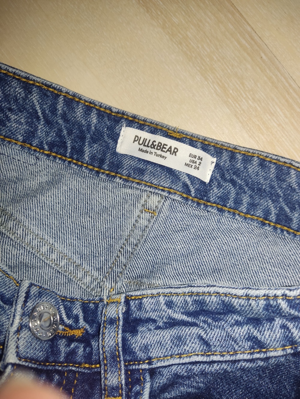 Джинсы пэчворк Pull&Bear, xs, eur 34, us 2