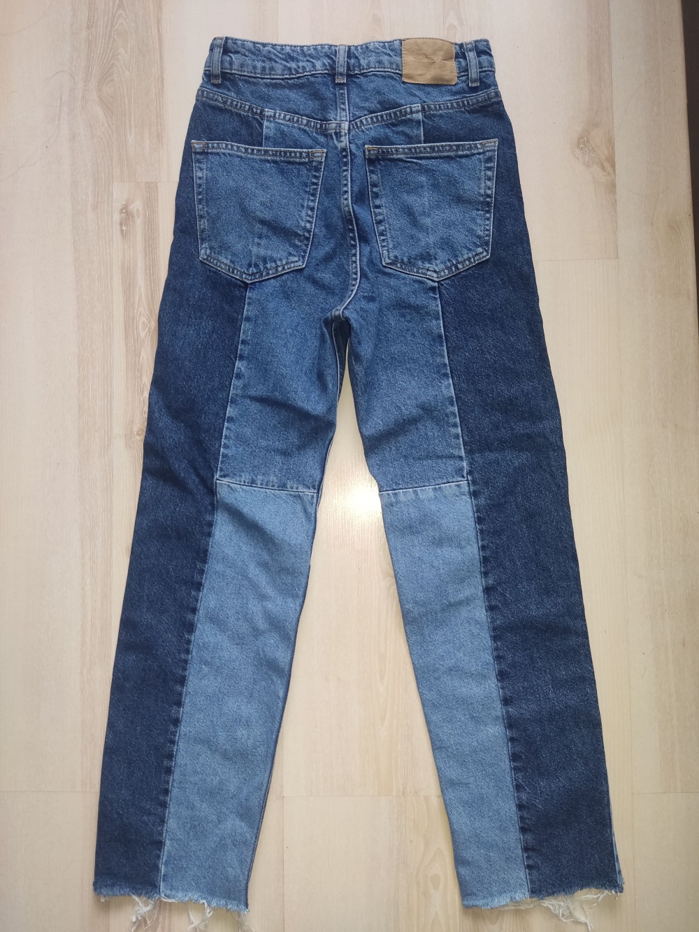 Джинсы пэчворк Pull&Bear, xs, eur 34, us 2