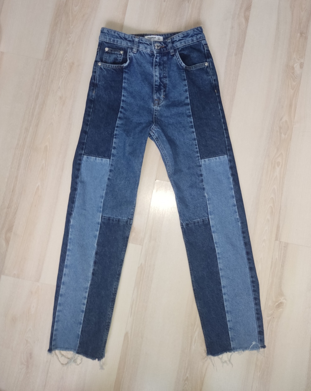 Джинсы пэчворк Pull&Bear, xs, eur 34, us 2