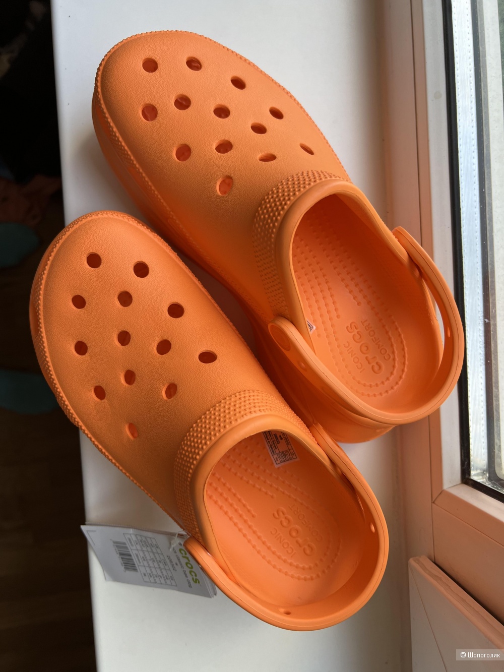 Шлепки Crocs, размер 9