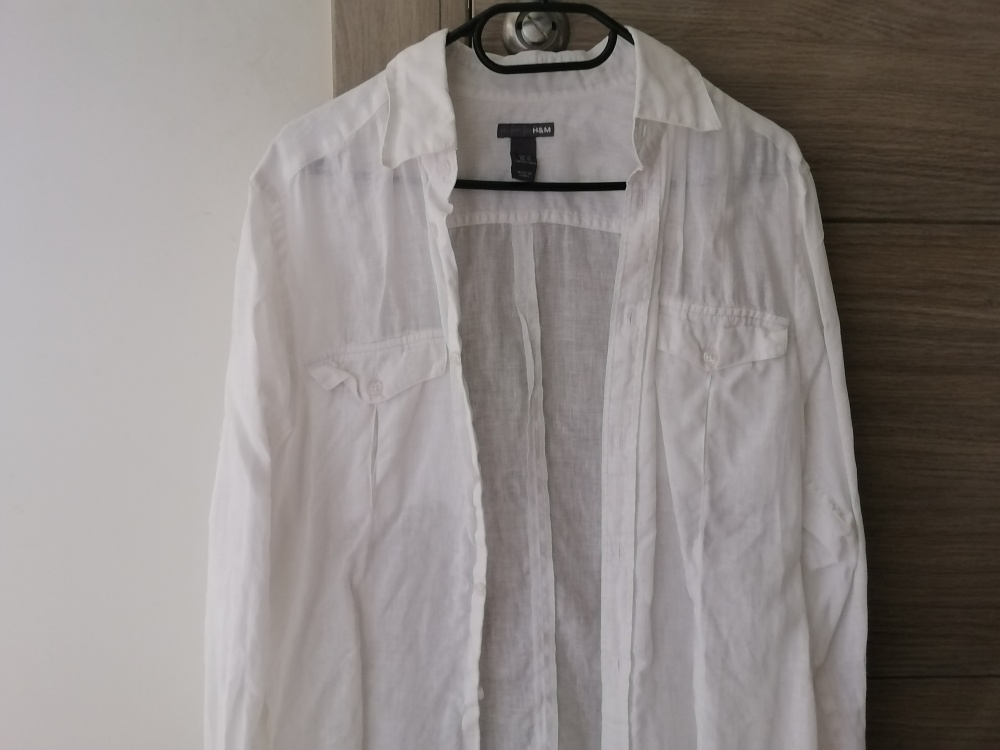 Рубашка Лен H&M, размер М