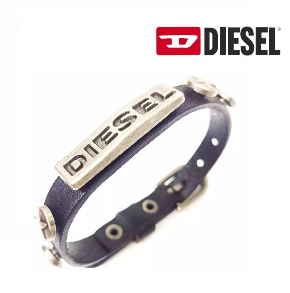 Кожаный браслет DIESEL, унисекс