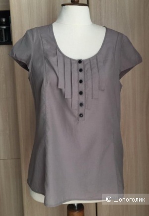 H&m, блуза из смесового шелка, 42 евр