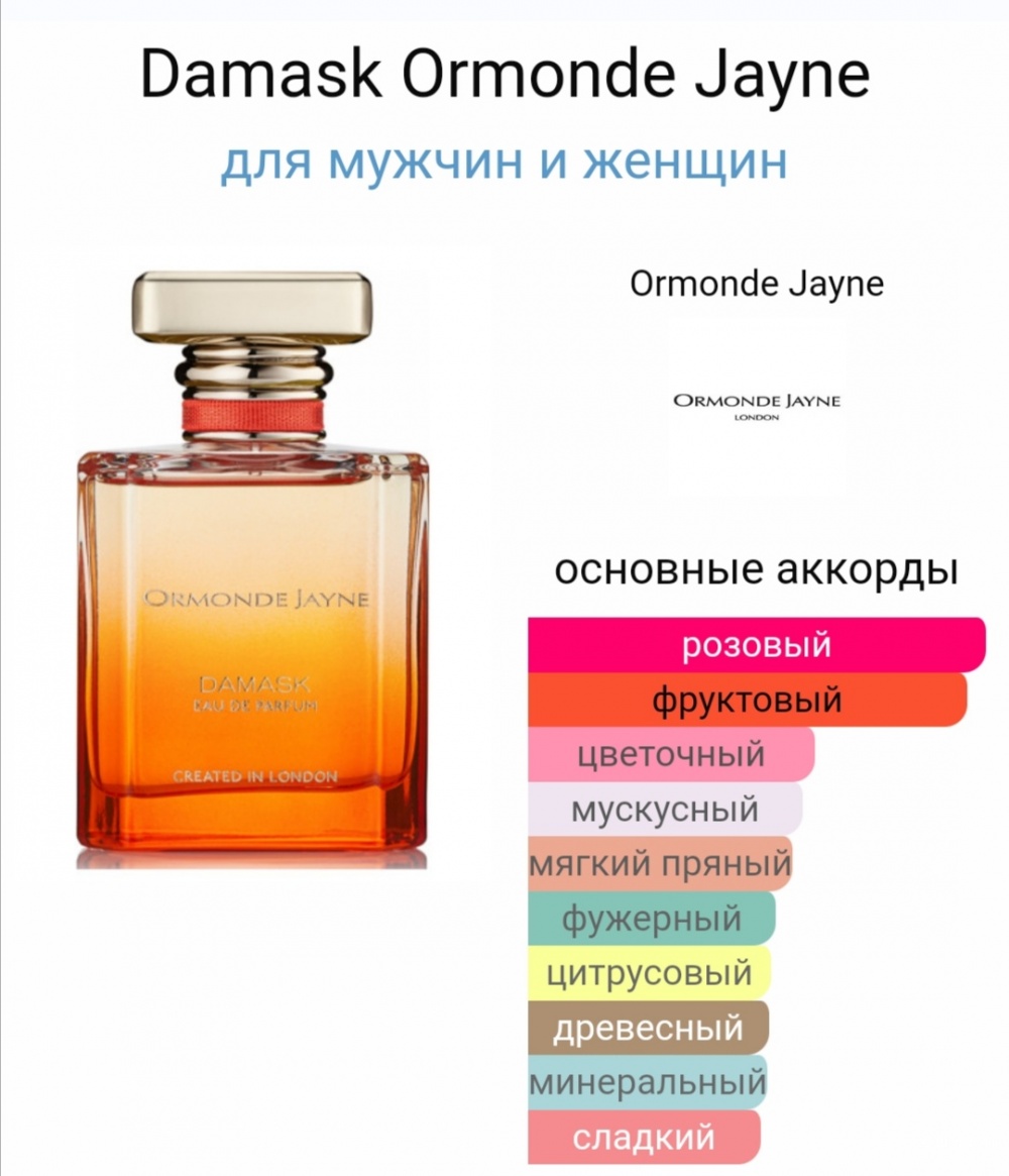 Парфюм Ormonde Jayne Damask объем 8 мл