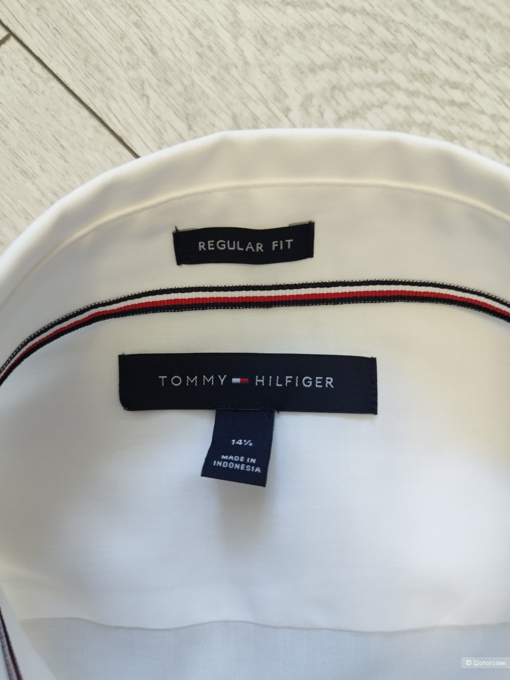 Рубашка tommy Hilfiger новая оригинал S, 14½ дюймов. Regular fit.