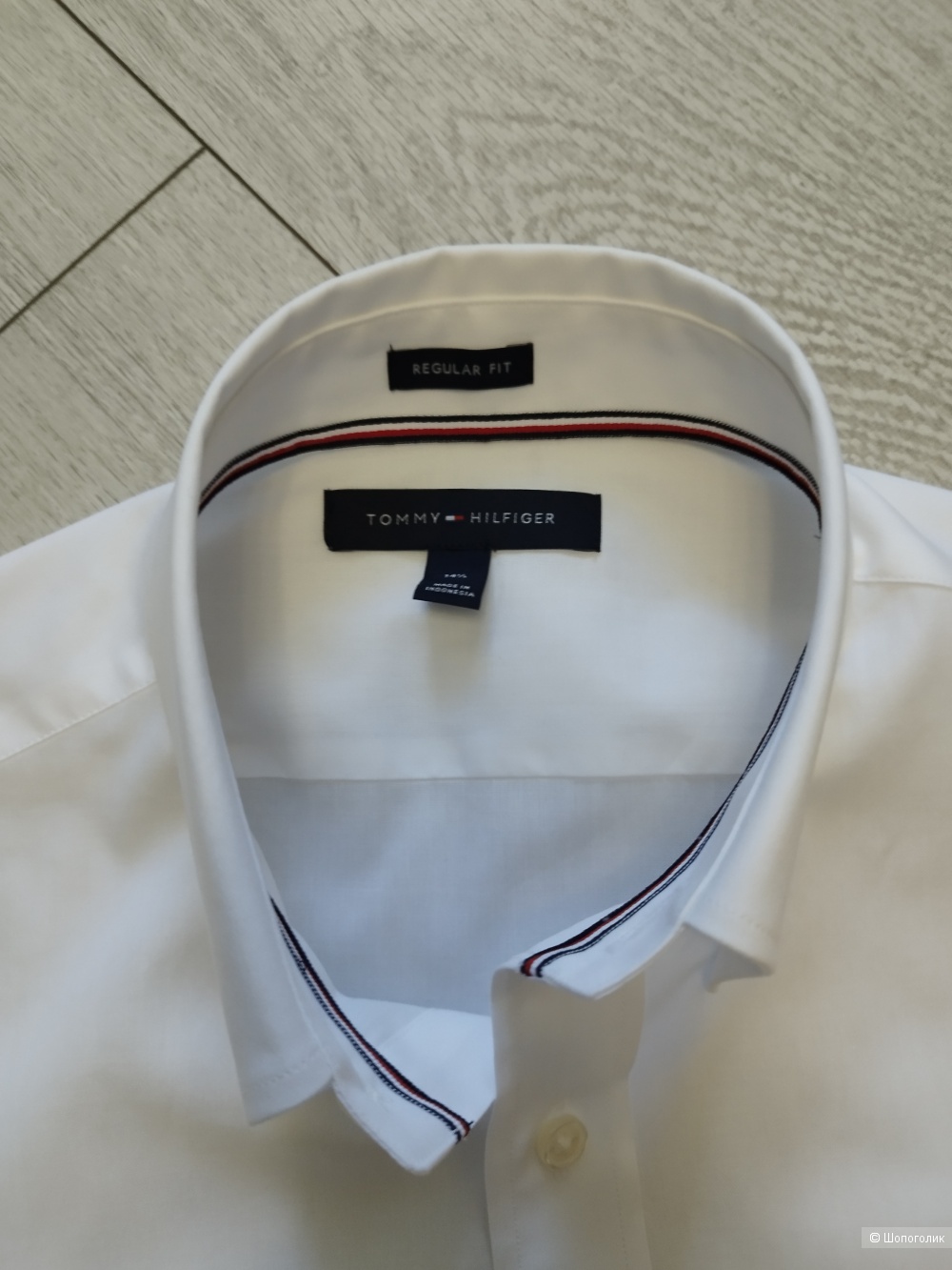 Рубашка tommy Hilfiger новая оригинал S, 14½ дюймов. Regular fit.