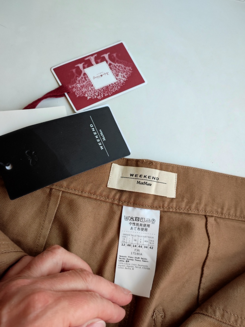 MaxMara брюки 100% coton. 48-50RUS оригинал.