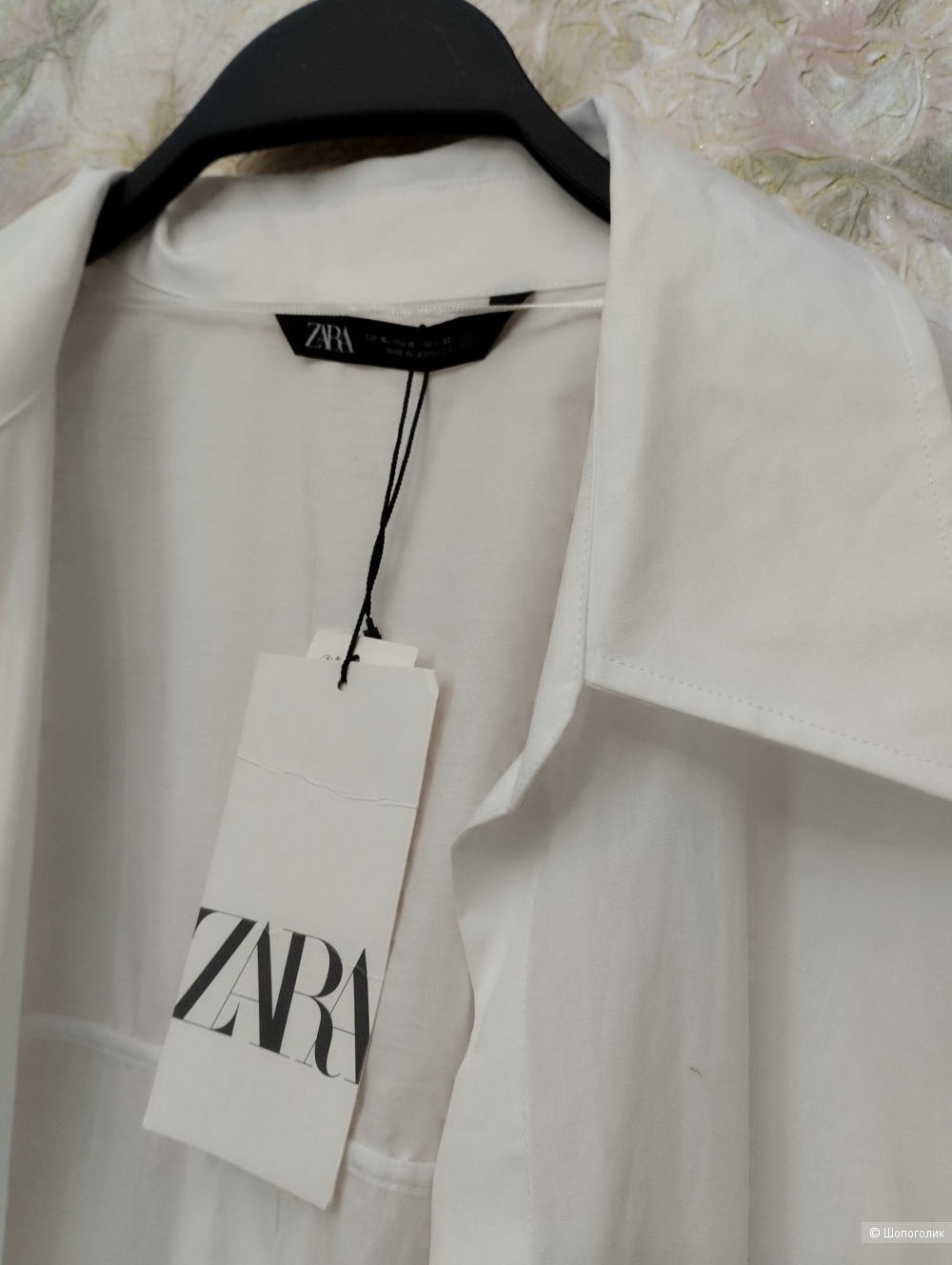 Рубашка Zara, оверсайз, размер росс. 50-52