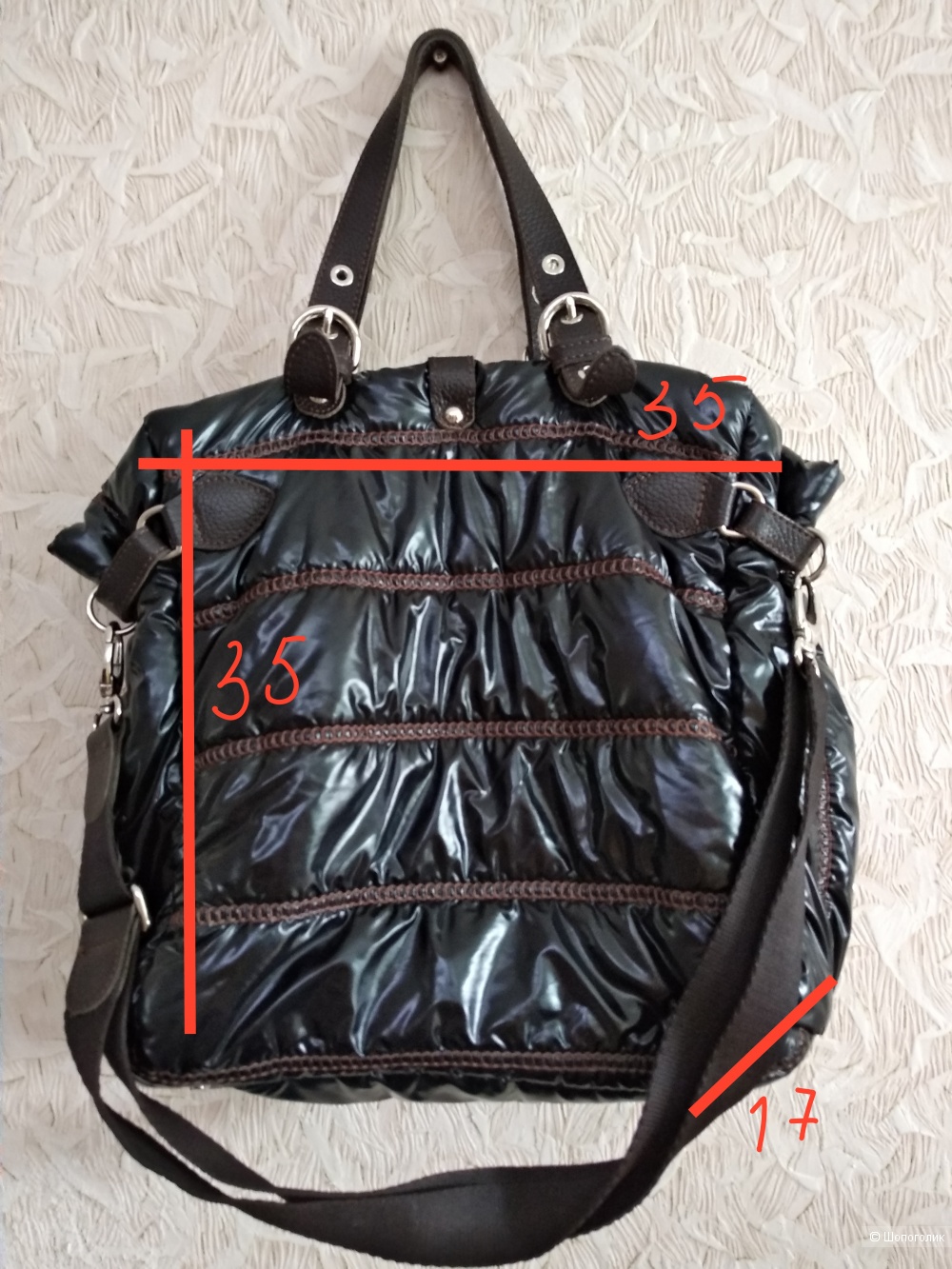 Сумка тоут 35*35*17 bonfanti