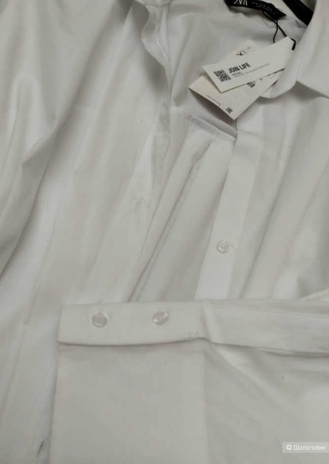 Рубашка Zara, оверсайз, размер росс. 50-52