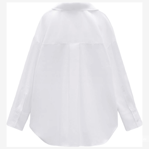 Рубашка Zara, оверсайз, размер росс. 50-52