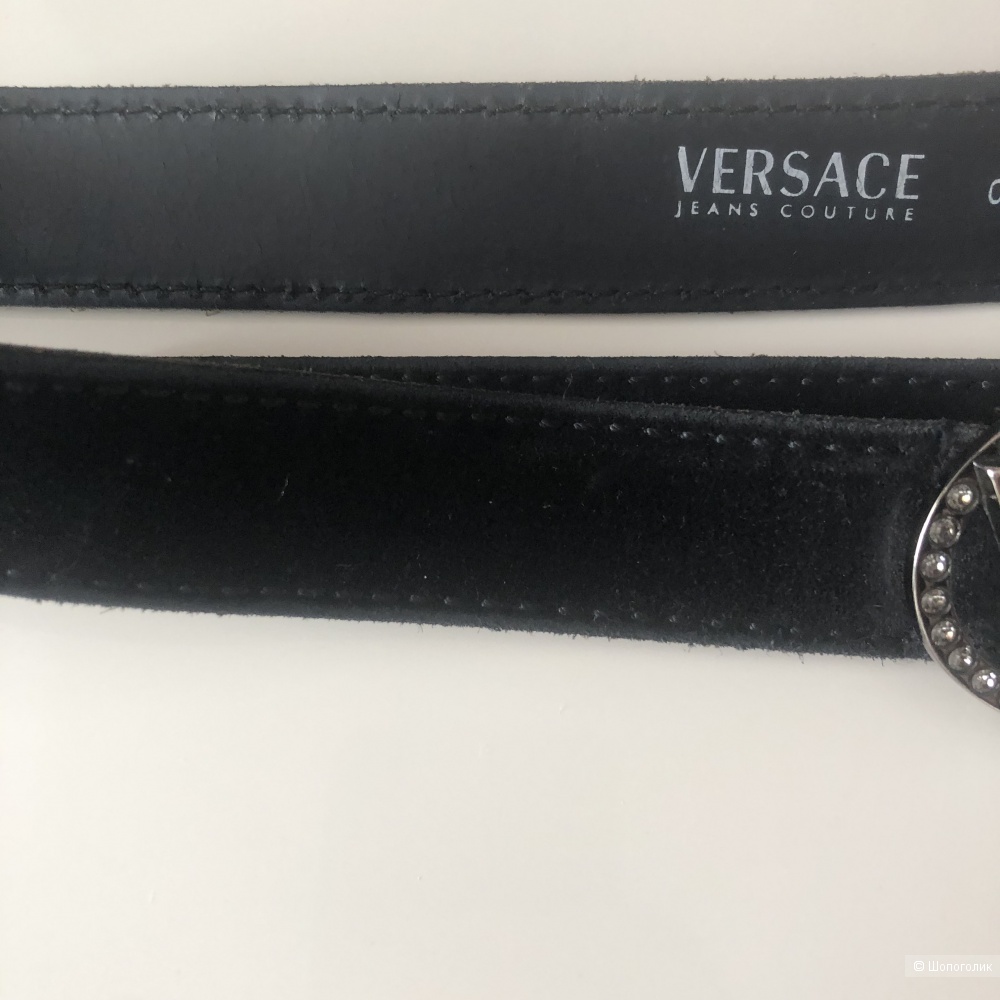Ремень Versace замшевый