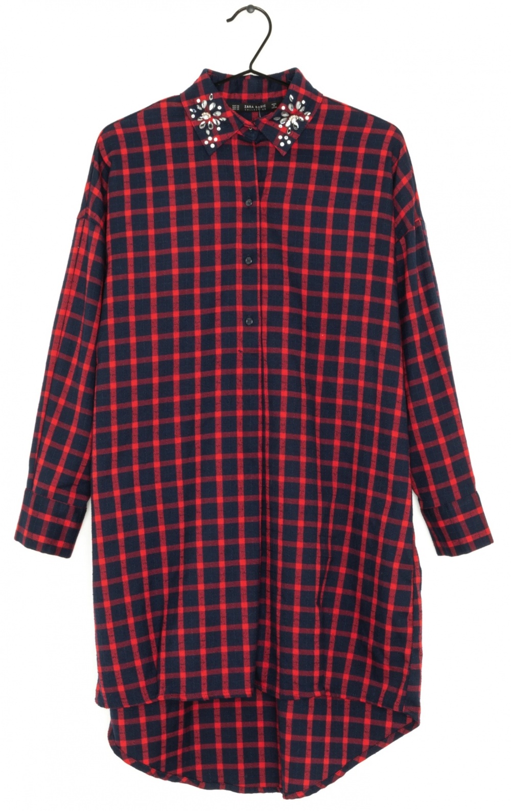 Платье-рубашка Zara 48/48+/oversize