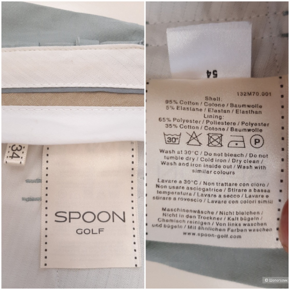 Мужские брюки Spoon golf, р.34/ 50-52