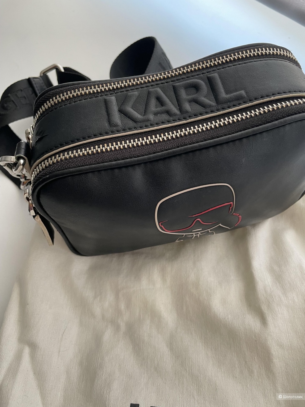 Сумка, Karl Lagerfeld, кожа